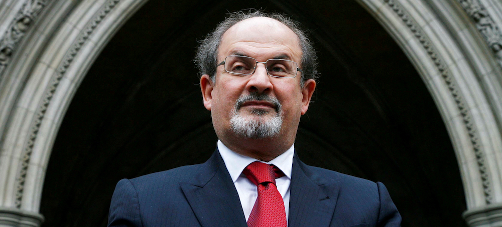 Author Salman Rushdie. (photo: Luke MacGregor/Reuters)