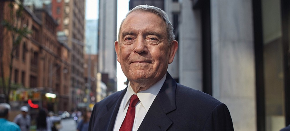 Broadcast journalist and news anchor Dan Rather. (photo: New York Times)