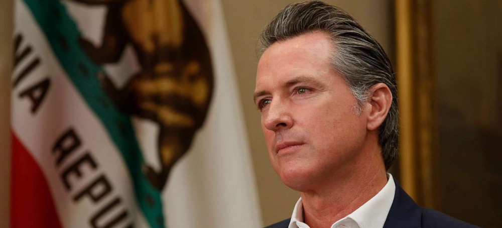 California governor Gavin Newsom, February 10, 2020. (photo: ABC News)