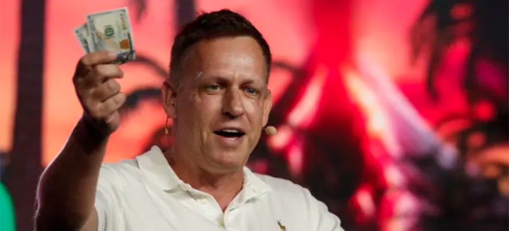 Peter Thiel has poured close to $30m into this year's midterm elections. (photo: Marco Bello/Getty Images)