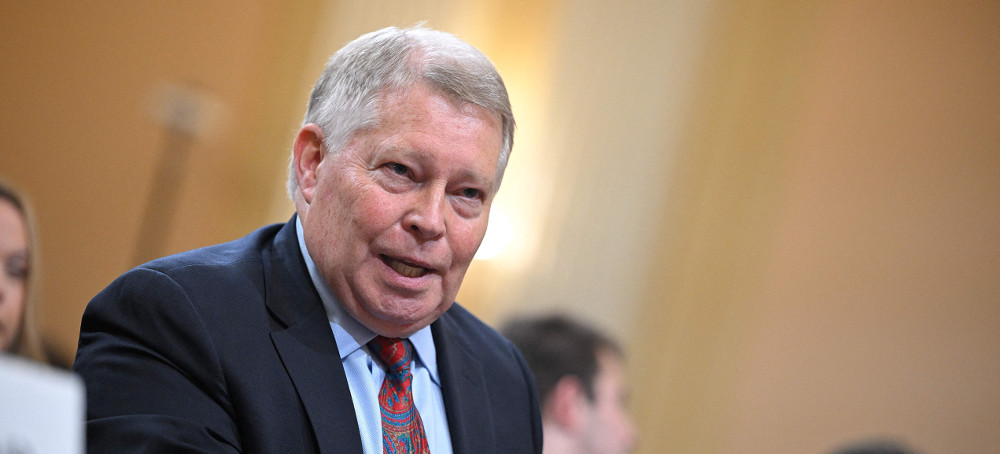 The retired judge J. Michael Luttig testifies in front of a U.S. House committee. (photo: Mandel Ngan/Getty)