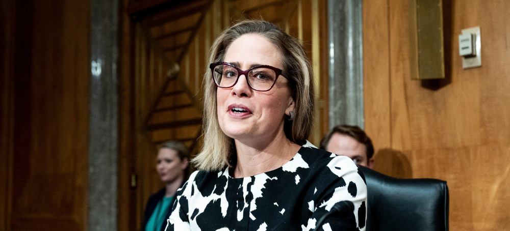 Arizona Sen. Kyrsten Sinema on Dec. 9 announced her party affiliation change from Democrat to independent. (photo: Getty)