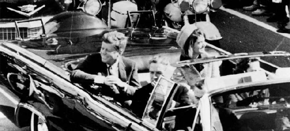 President John F. Kennedy shortly before his assassination. His wife, Jackie Kennedy, is next to him. (photo: Universal History Archive/Universal Images Group/Getty Images)