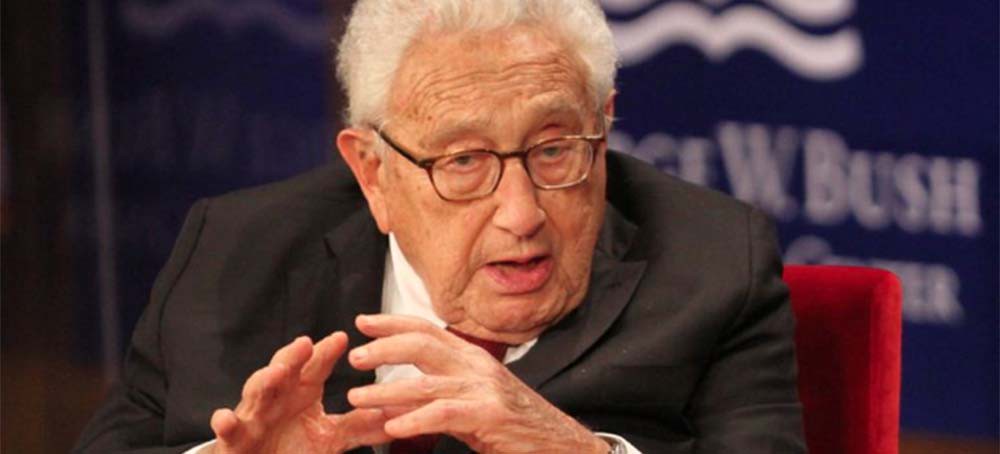 Former Secretary of State Henry Kissinger in 2019. (photo: Jaime R. Carrero/Reuters)
