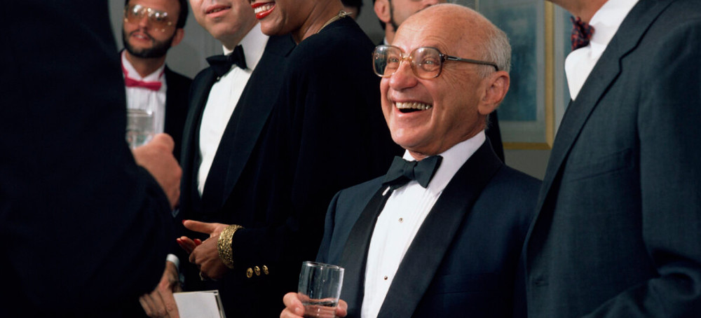 Neoliberal economist Milton Friedman. (photo: George Rose/Getty)