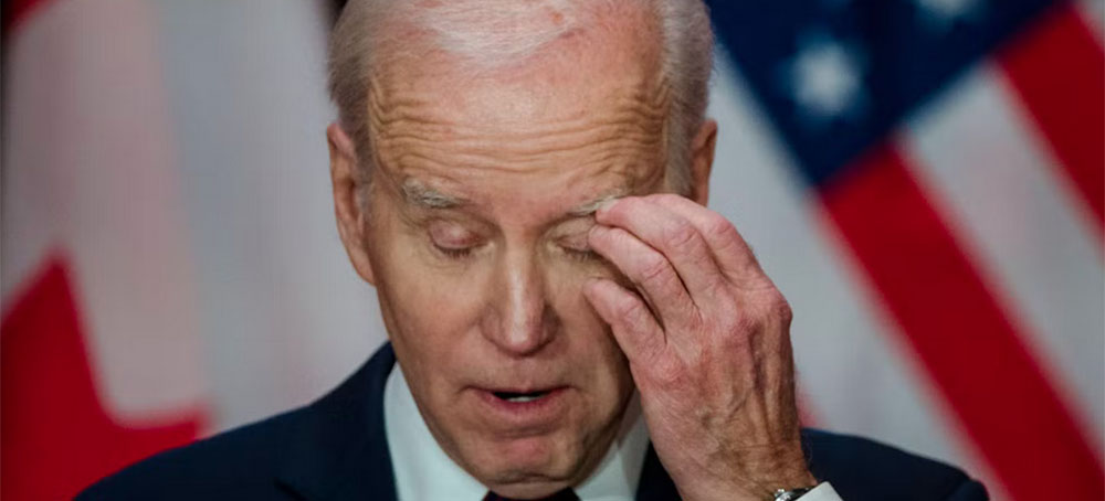 What's the deal, buster? Biden in Ottawa, Canada, on Friday. (photo: Andrej Ivanov/AFP)