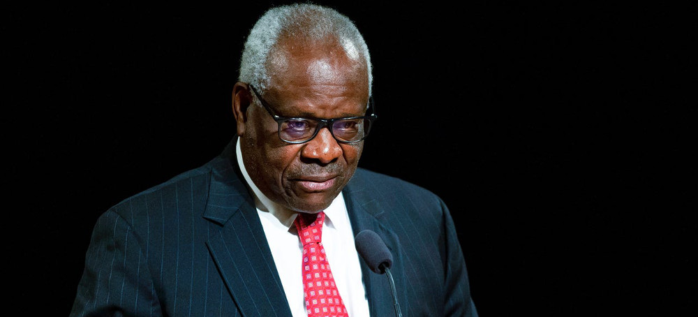 The failure of Justice Clarence Thomas to disclose his financial entanglements aligns with his long-standing opposition to public disclosure laws. (photo: Patrick Colson-Price/USA Today)