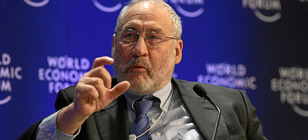 Joseph Stiglitz at a World Economic Forum Annual Meeting. (photo: Flickr/Creative Commons)