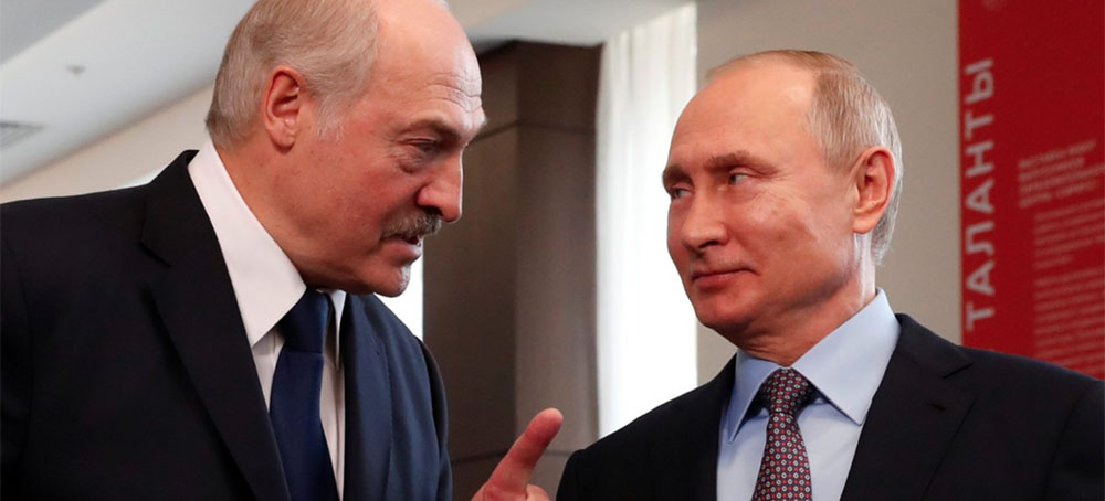 Lukashenko and Putin. (photo: Atlantic Council)