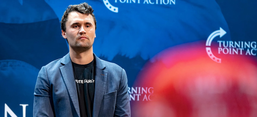 Conservative political activist Charlie Kirk, founder of Turning Point Action. (photo: Olivier Touron/Getty Images)