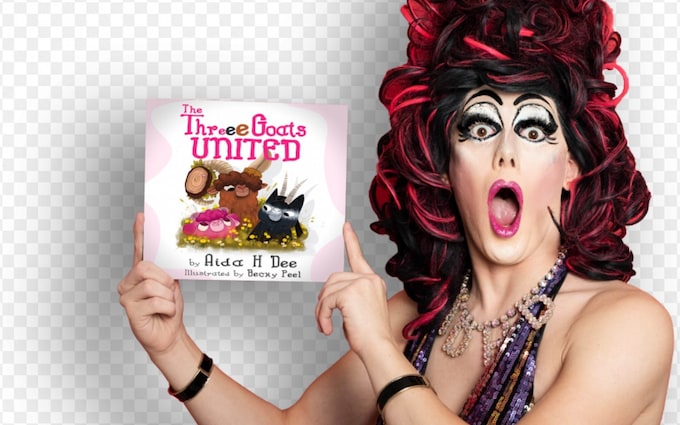 Aida H Dee, the Storytime Drag Queen who was opposed by the Free Speech Union