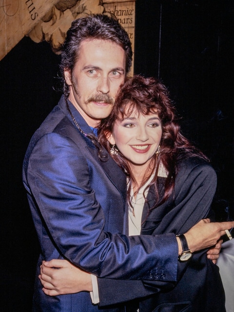 Palmer and Kate Bush in 1985