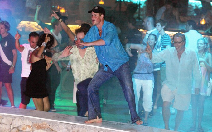 Prince Harry dancing at a nightclub in Croatia in 2011