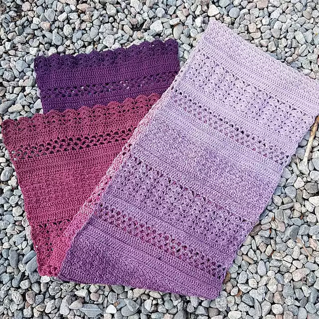 Ombre Crochet Scarf Free Pattern