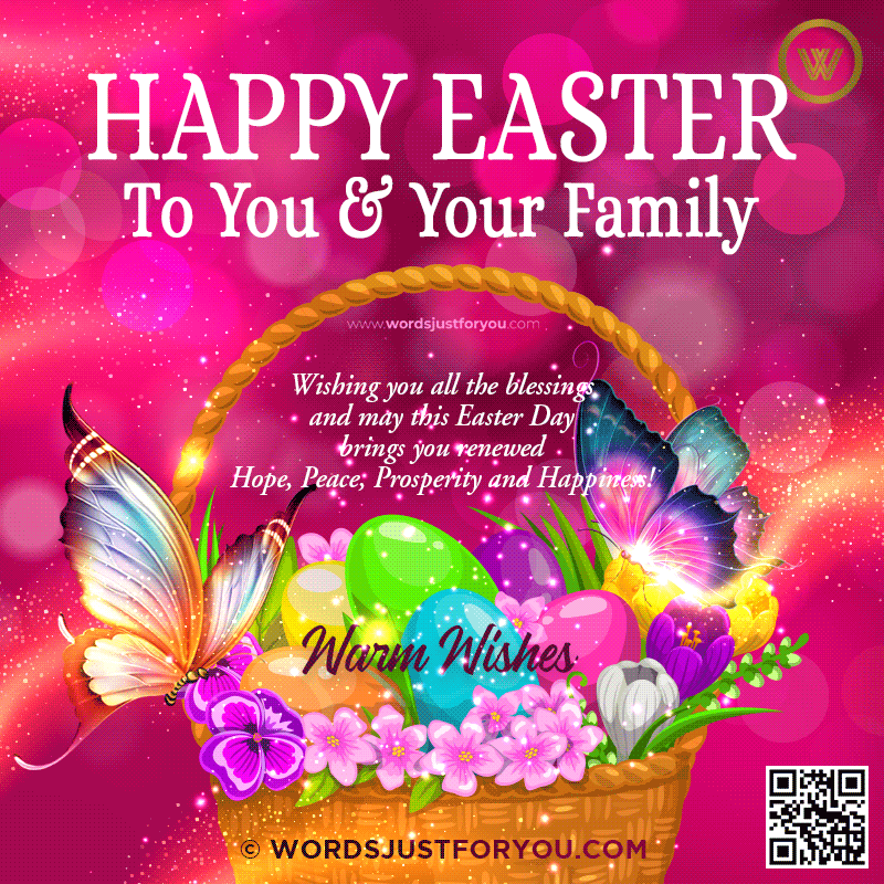 Happy Easter Wishes ECard » Original Creative Animated, 47% OFF