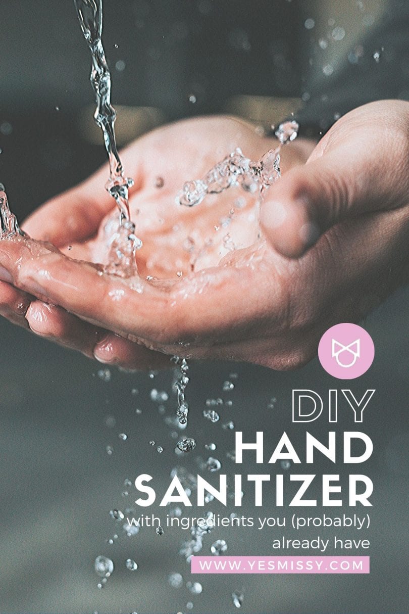 Easy to make 3 ingredient DIY hand sanitizer recipe 