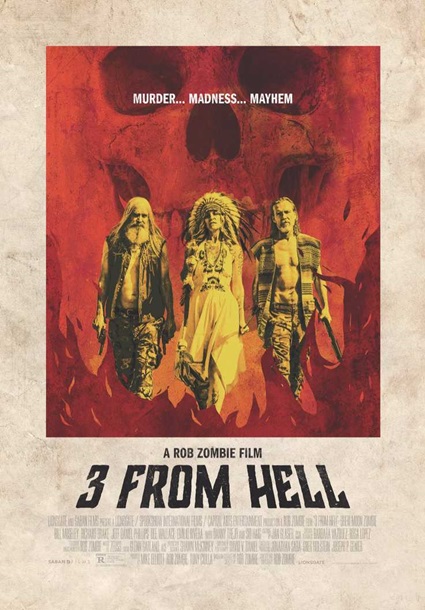 Rob Zombie's "3 From Hell" Coming to Local Movie Theaters in Two Weeks