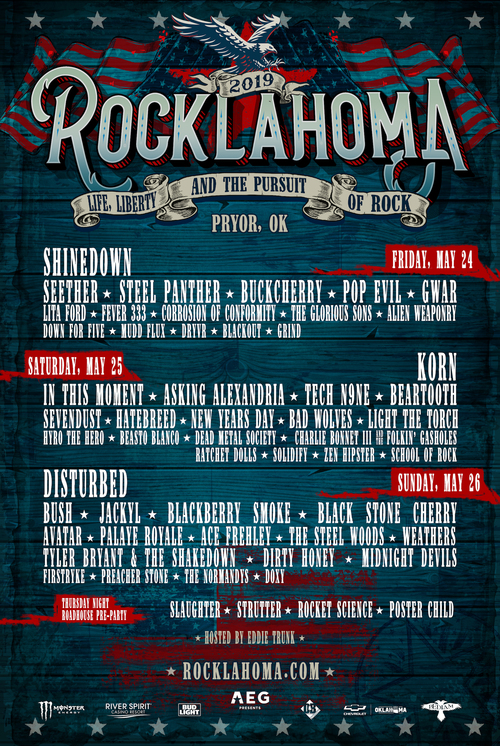 Rocklahoma Announces 2019 Onsite Attractions; Ticket Prices Increase On Friday, May 3